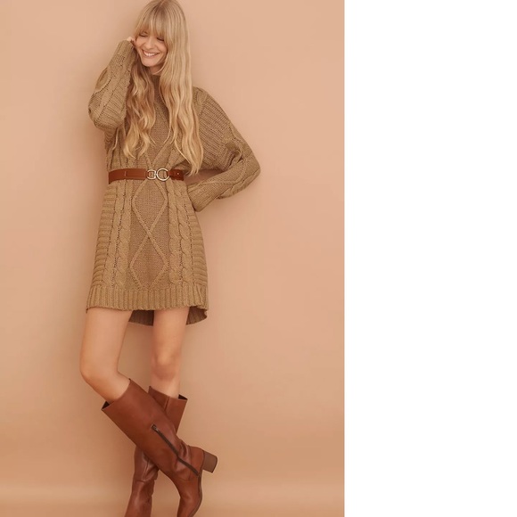 Amadi from Anthropologie Cable-Knit Sweater Dress - Picture 8 of 9